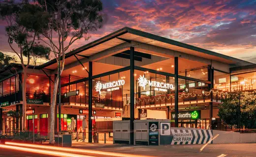 The Mercato bike pickup location